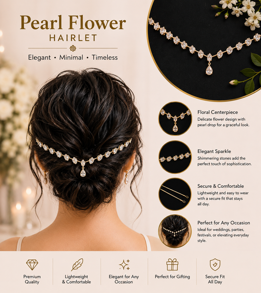 Crystal Diamond Hairlet – Elegant Bridal Hair Accessory with Teardrop Sparkle